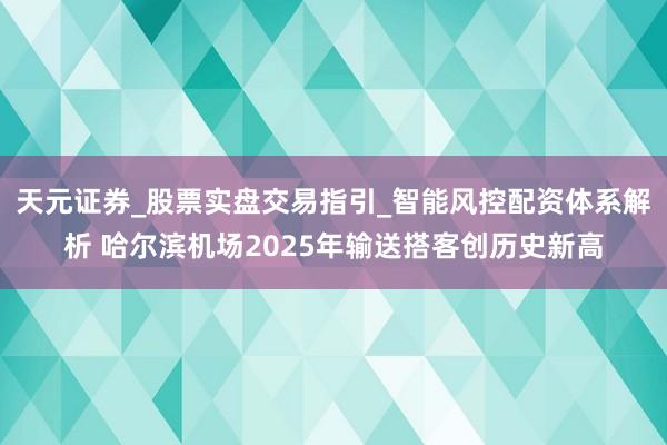 天元证券_股票实盘交易指引_智能风控配资体系解析 哈尔滨机场2025年输送搭客创历史新高